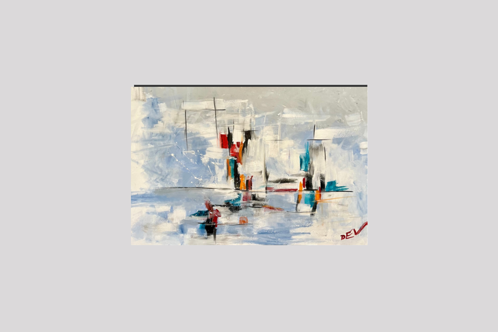 8x12 Canvas Print - Abstract World