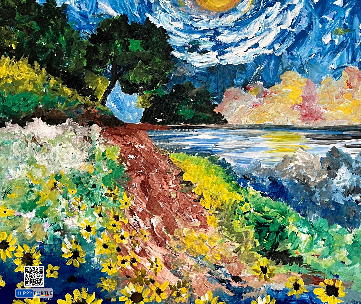 Tumbler Bottle - Sunflower Cascade