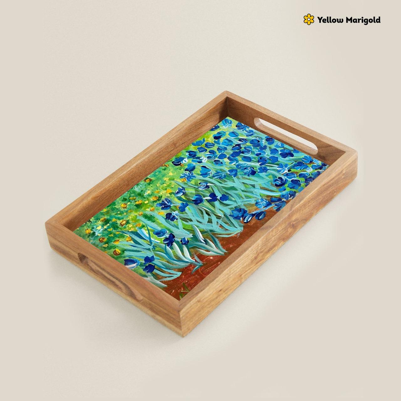 Rectangular Tray Flower Field