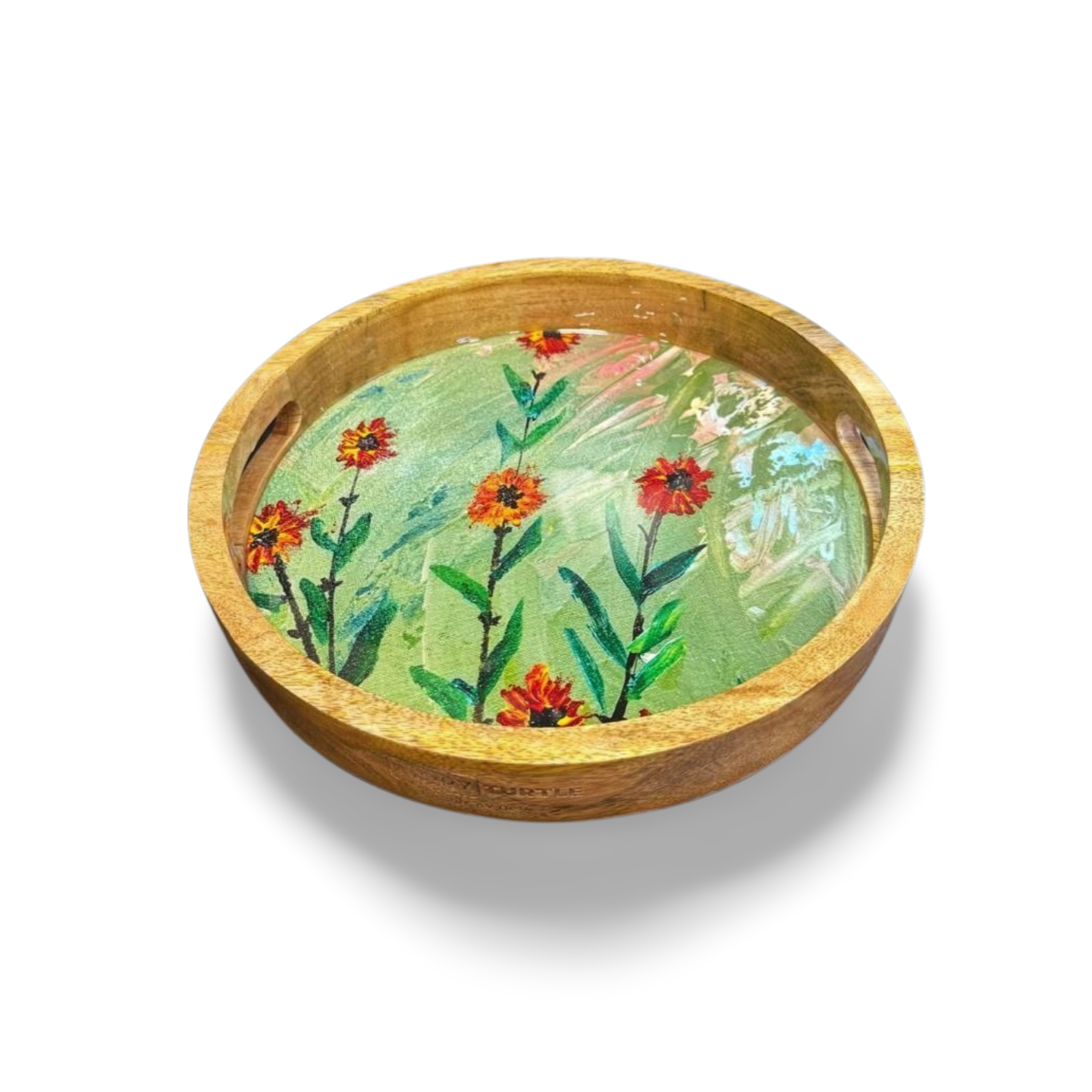Round Tray - Orange Blossom