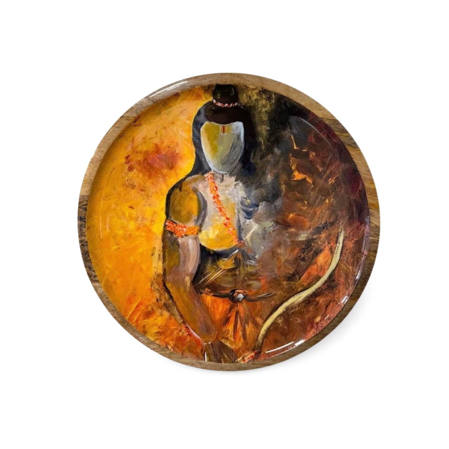 Round Platter - Shri Ram