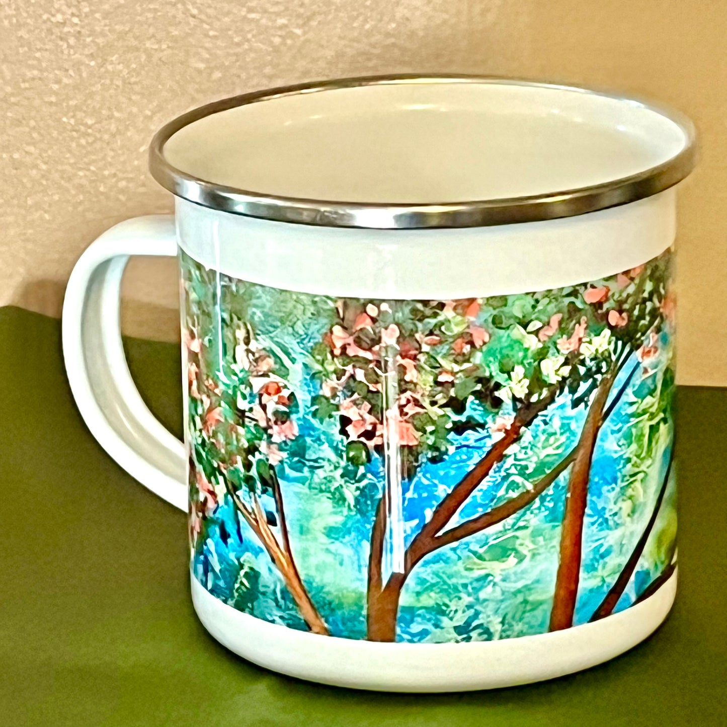 Enamel Mug - Spring Harmony