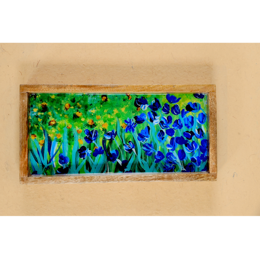 Small Rectangle Tray - Flower Field
