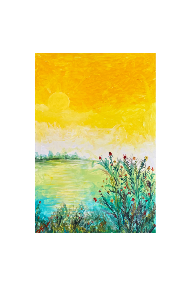 8 X 12 Canvas Print  - Sunny Meadows
