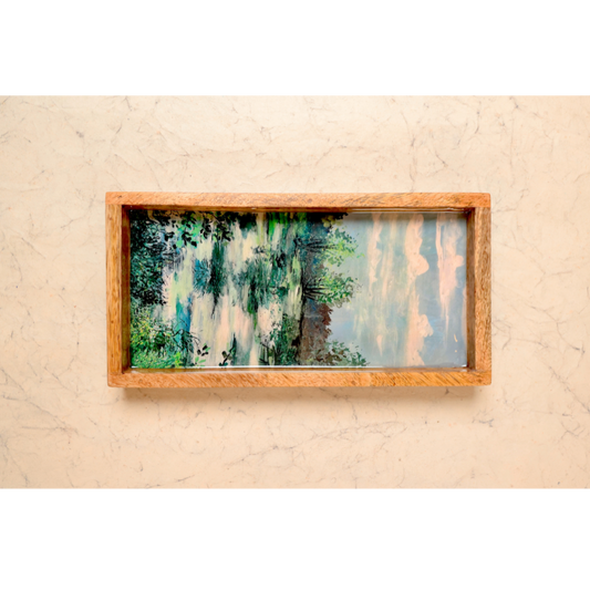 Small Rectangle Tray - Tranquil Wetlands