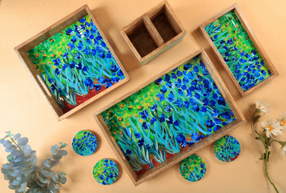 Rectangular Tray Flower Field