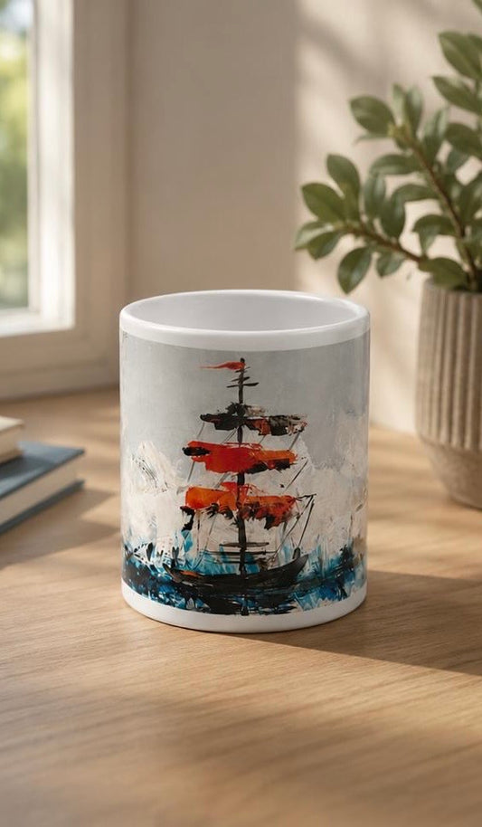 Coffee Mug - Reflections of the Sail