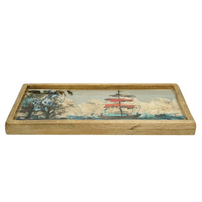 Small Rectangular Tray - Reflection of the Sail