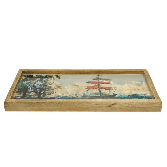 Small Rectangular Tray - Reflection of the Sail