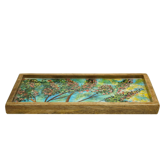 Small Rectangular Tray - Spring Harmony