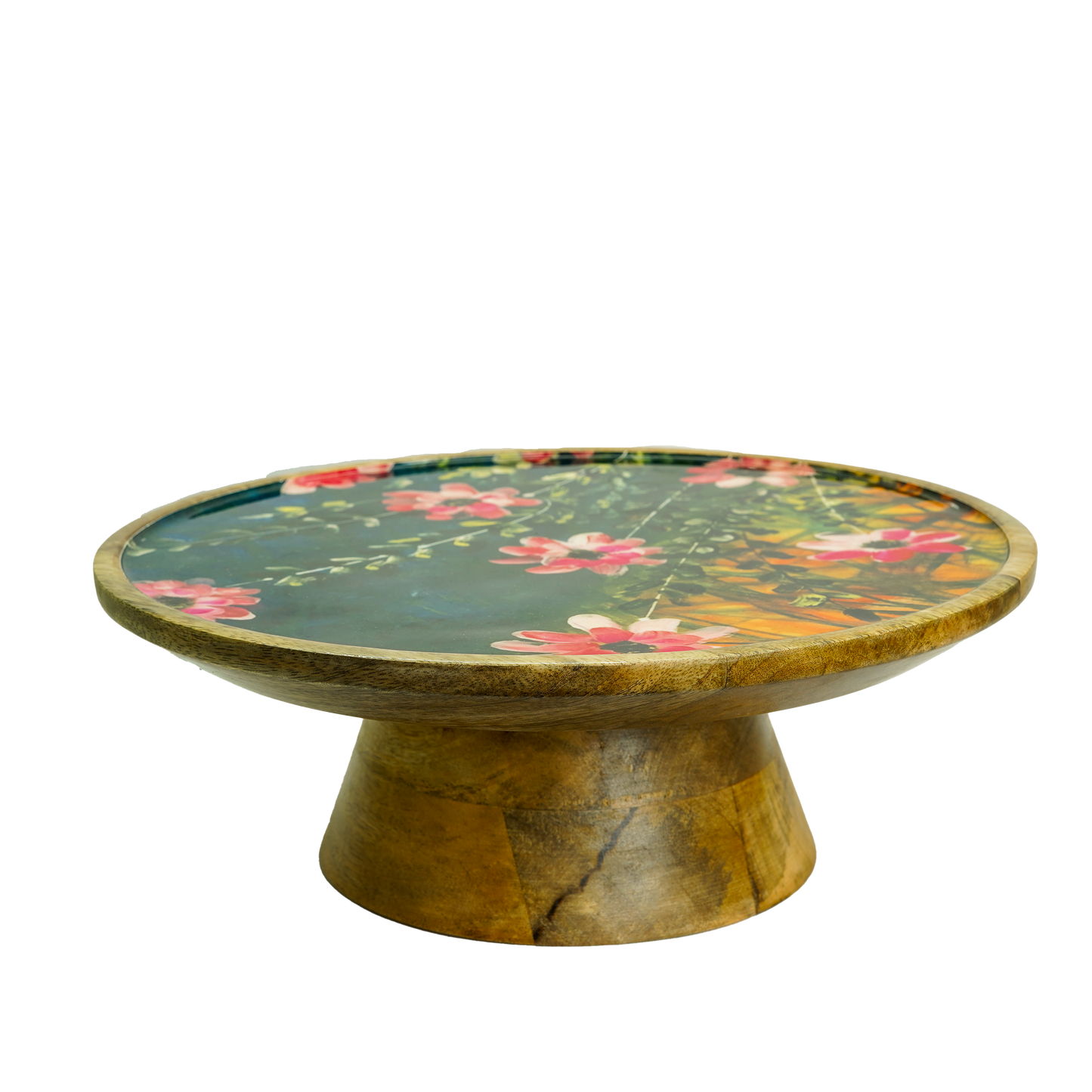 Cake Stand Pink Dogwood