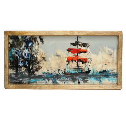 Small Rectangular Tray - Reflection of the Sail