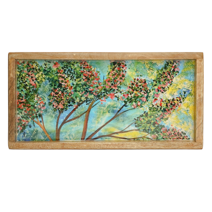 Small Rectangular Tray - Spring Harmony