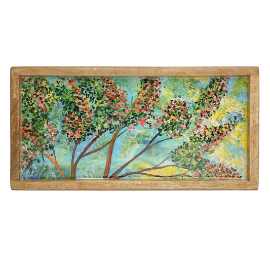 Small Rectangular Tray - Spring Harmony