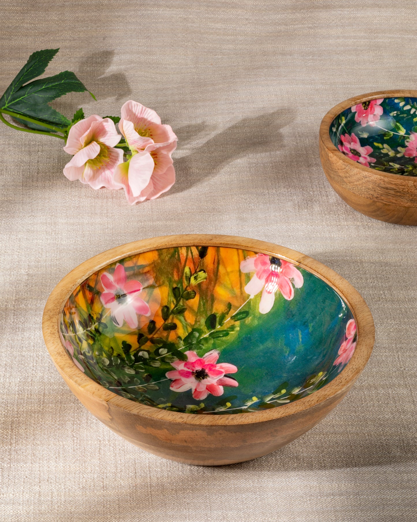 Salad Bowl - Pink Dogwood