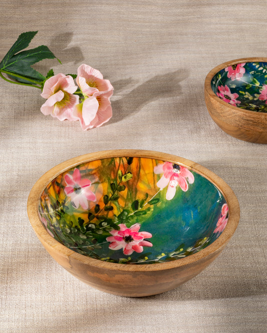 Salad Bowl - Pink Dogwood