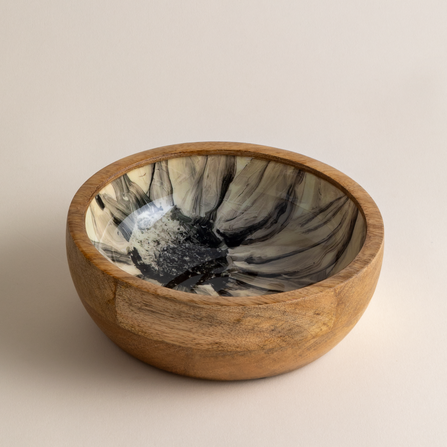 Nut Bowl - White Sunflower