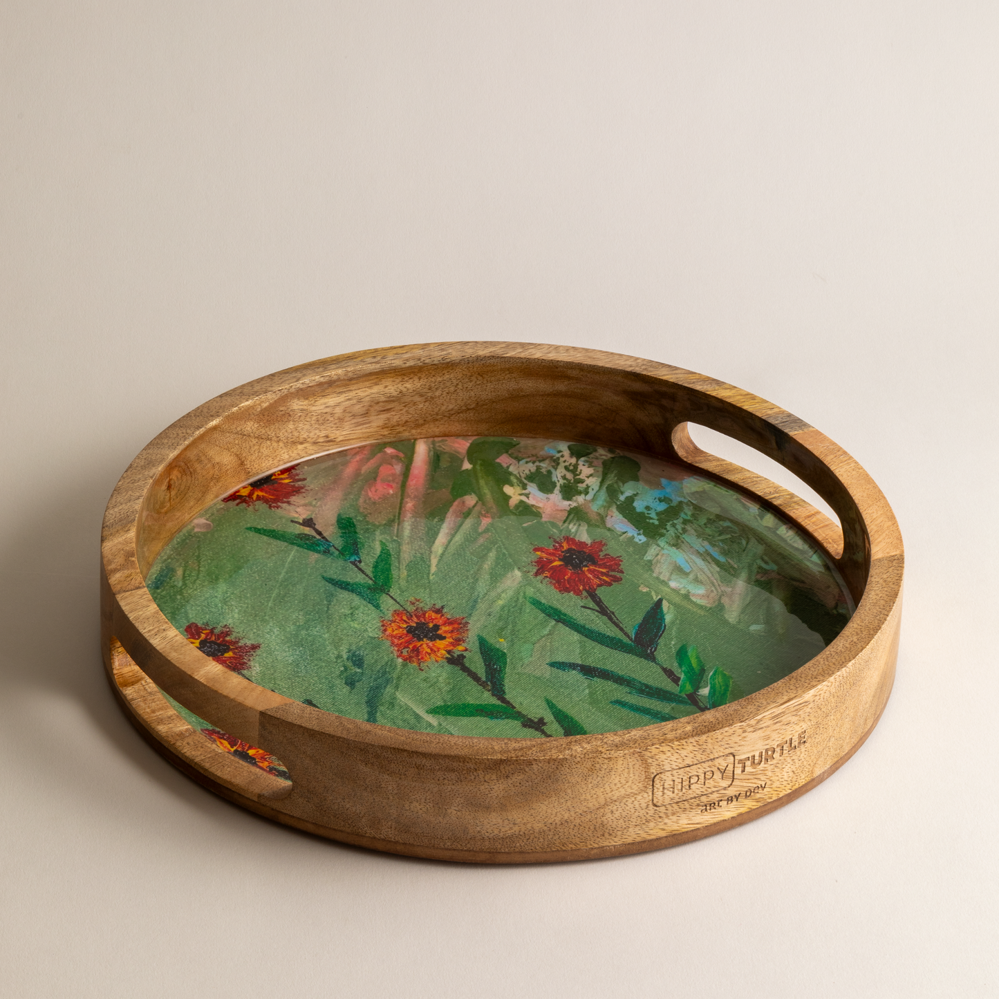 Round Tray - Orange Blossom