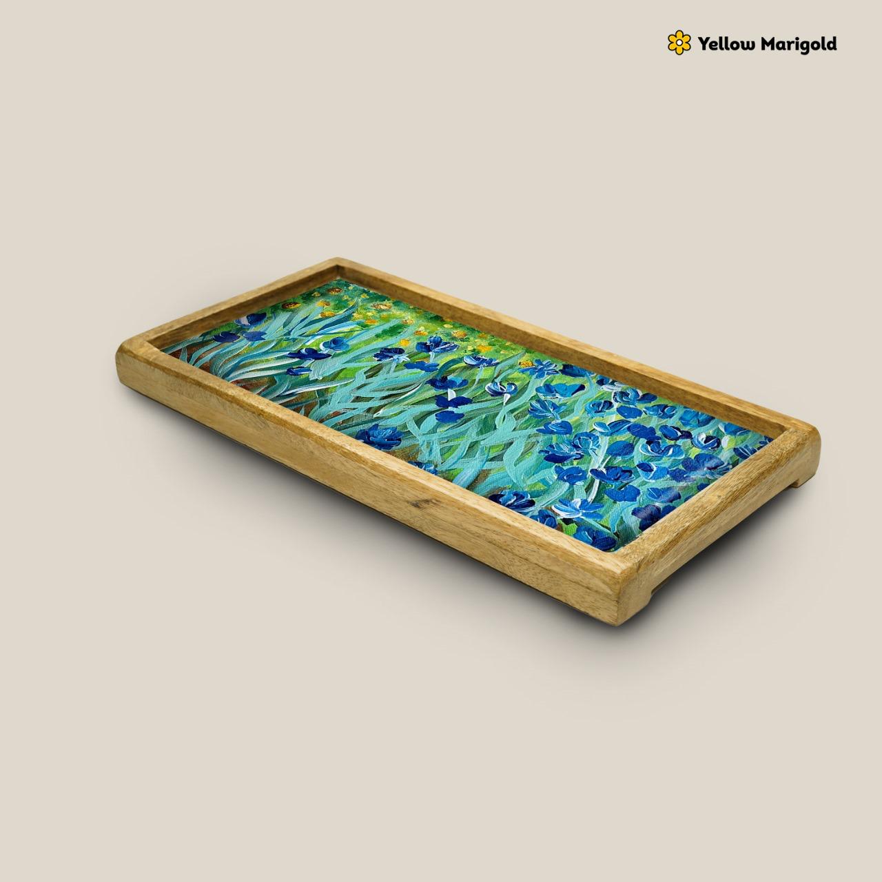 Small Rectangle Tray - Flower Field
